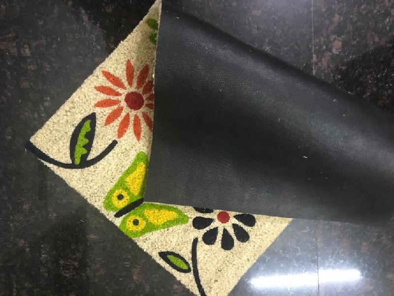 SCE - 1025 Bleached PVC Coir Tufted Mat