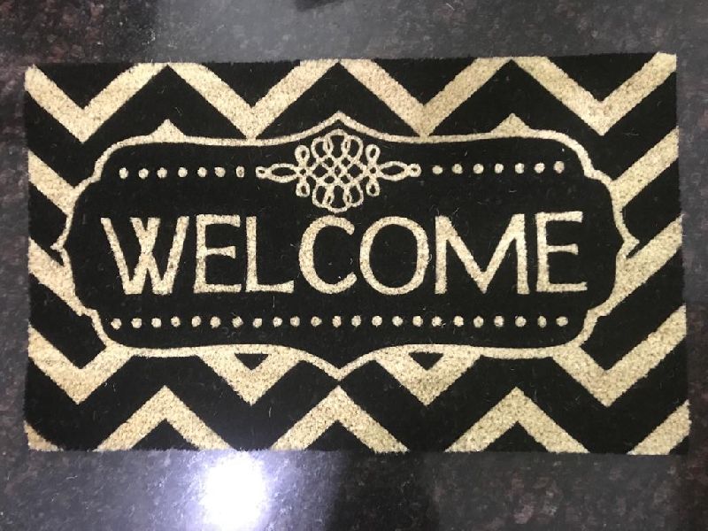 SCE - 1026 Bleached PVC Coir Tufted Mat