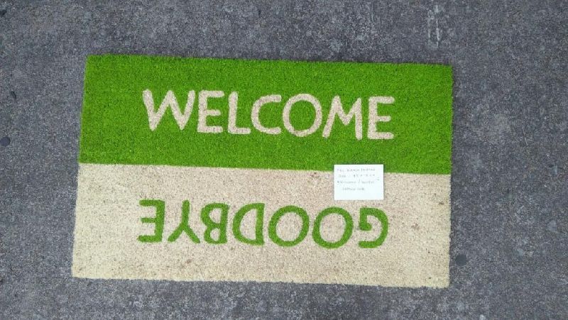 SCE - 1027 Bleached PVC Coir Tufted Mat