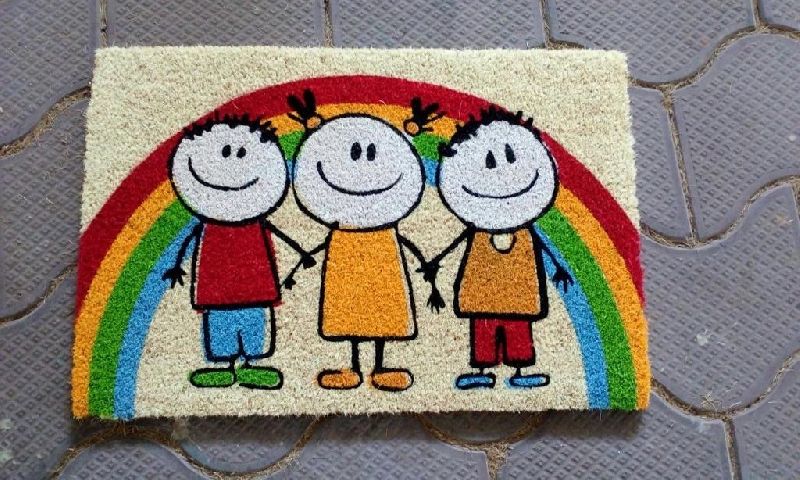 SCE - 1032 Bleached PVC Coir Tufted Mat