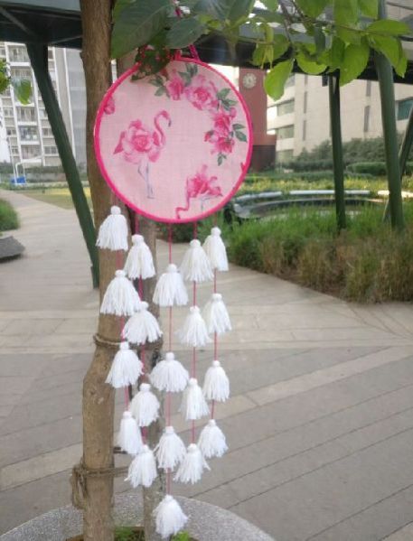 Flamingo Cream Wall Hanging