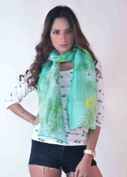 SL-301 Silk Linen Scarf