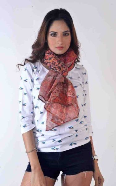 SL-305 Silk Linen Scarf