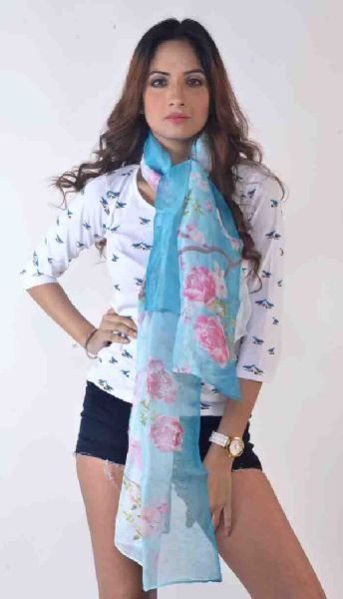 SL-307 Silk Linen Scarf