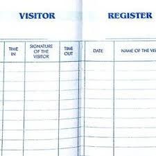 Visitor Register