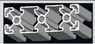 412 40 Series Aluminium Profiles