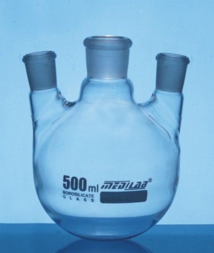 Round Bottom Flask-3 Neck-Parallel