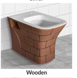 Wooden Camry Printed Floor Mount Closet