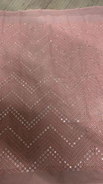 Dyeable Embroidery Fabric 05