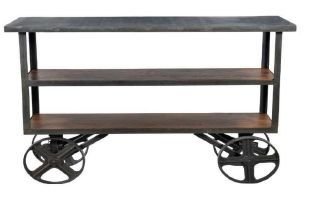 DI-A1 Wooden Iron Trolley