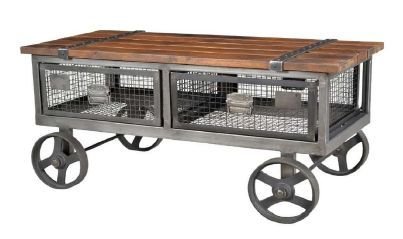 DI-A8 Wooden Iron Trolley