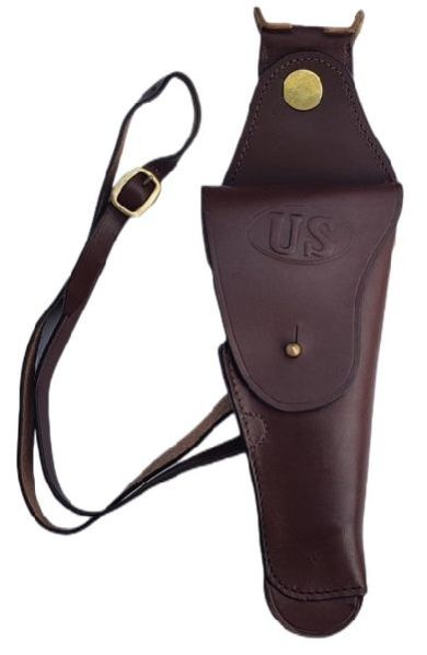 Dark Brown M1 Army Colt Leather Holster