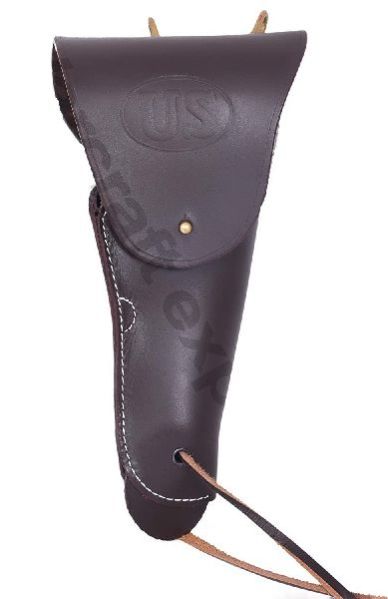 Grey M1 Army Colt Leather Holster