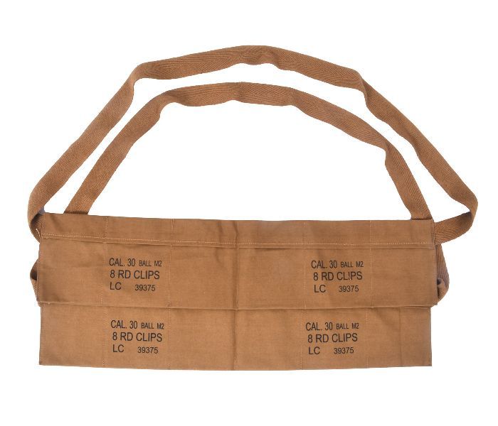Khaki M1 Army Cotton Bandolier