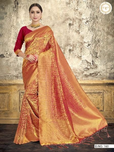 160-A Kanjivaram Silk 1 Saree