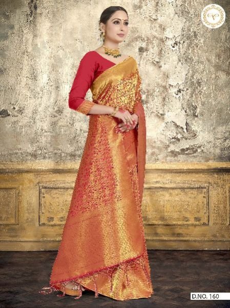 160-D Kanjivaram Silk 1 Saree