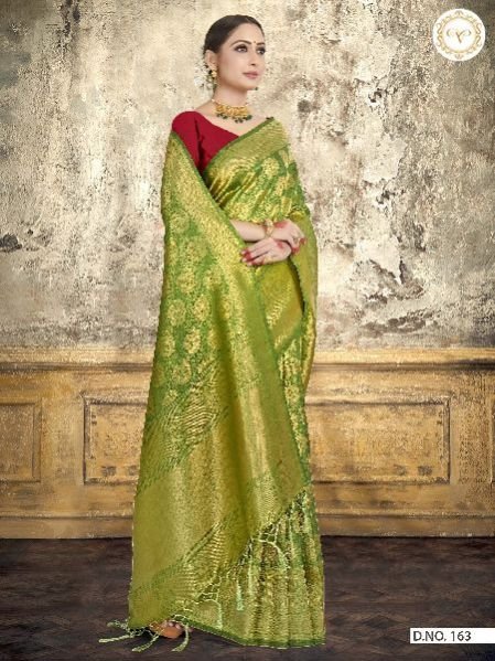 163-D Kanjivaram Silk 1 Saree