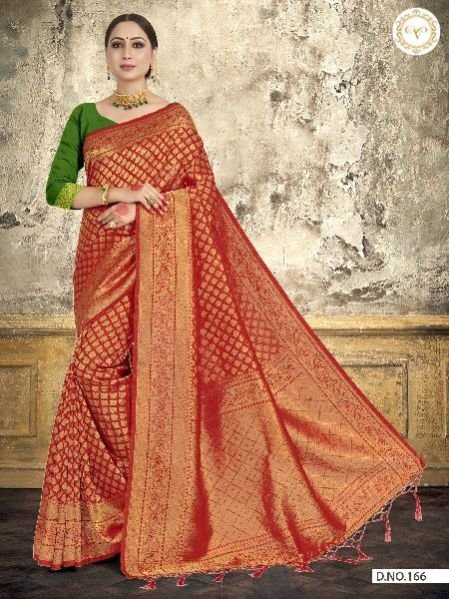 166-A Kanjivaram Silk 1 Saree