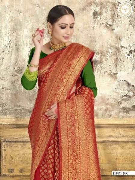 166-D Kanjivaram Silk 1 Saree