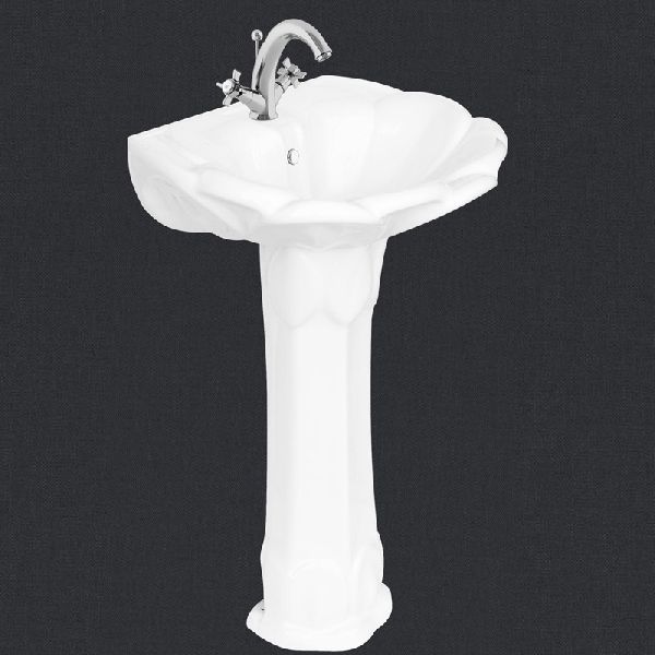 Lotus Pedestal Wash Basin