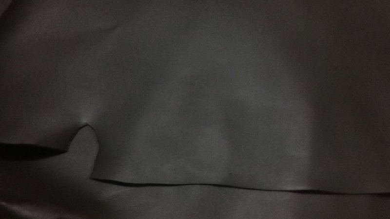 Cow Flat Grain Leather-Black