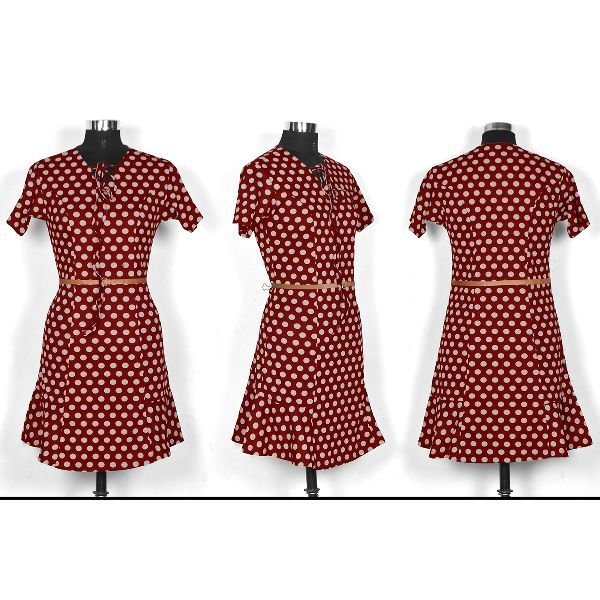 Maroon Isha 197 Designer Dress