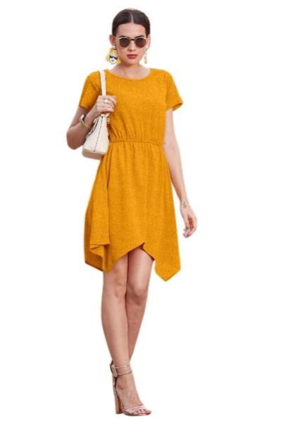 Yellow Vegas Designer Dress