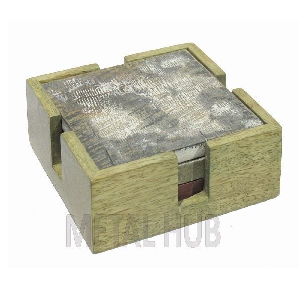 MH-9005 Wooden Square Coaster