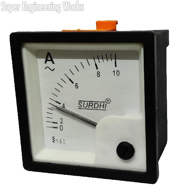 SR-72AN Analogue Ammeter (Front View)