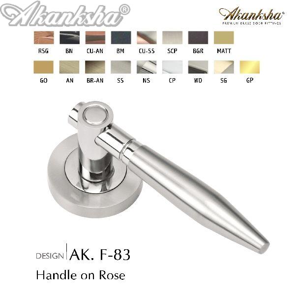 F-83 Brass Door Handle