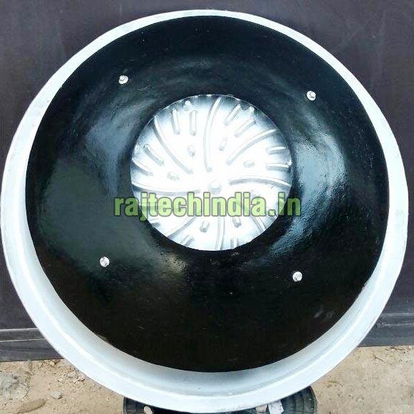 Bottom Views of Skirted Ribbed Kettle