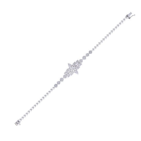 BLNS-250-M Diamond Pressure Bracelet