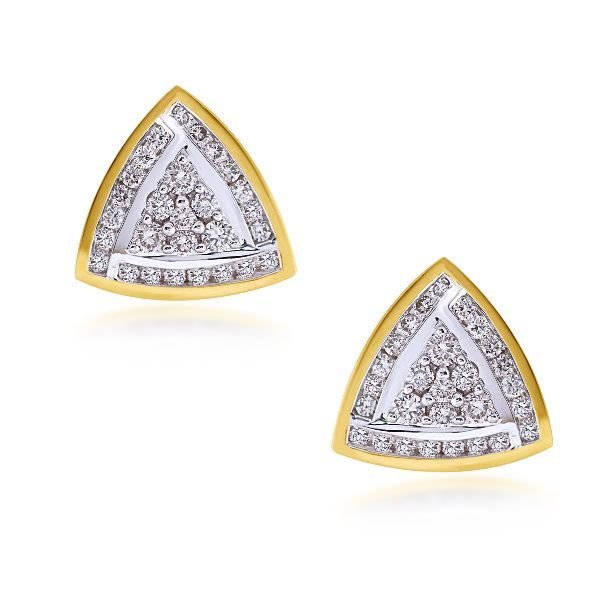 E-00369A Cluster Diamond Earrings
