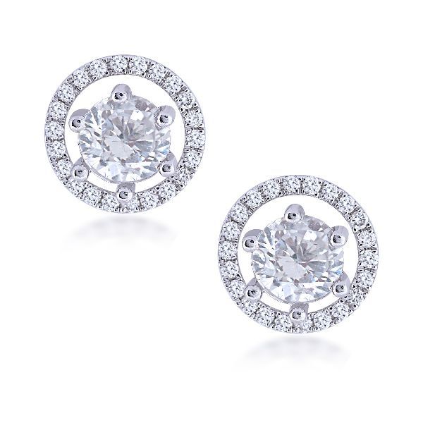 E-01089R Stud Diamond Earrings