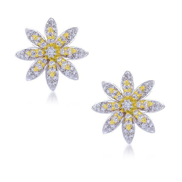 E-02204 Stud Diamond Earrings