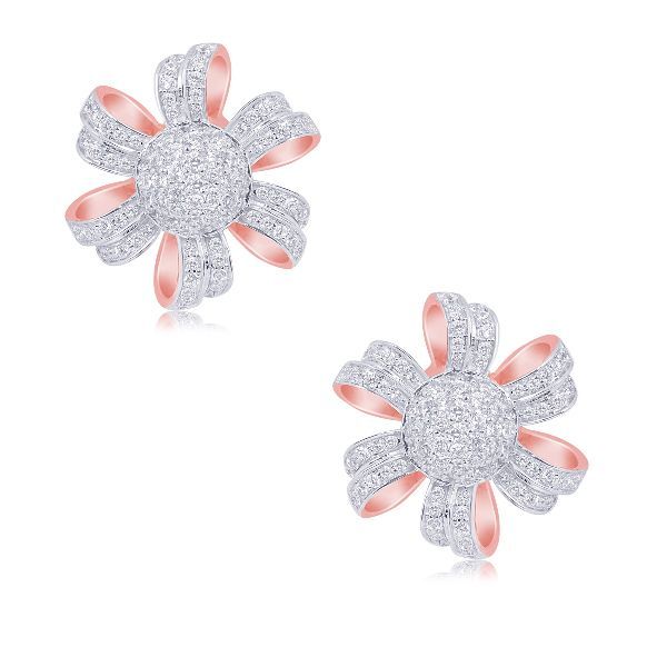 E-02306-M Stud Diamond Earrings