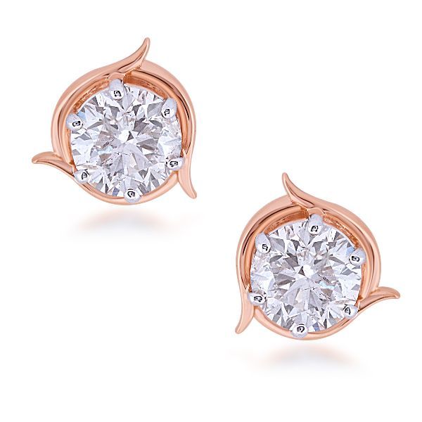 E-03247-D Stud Diamond Earrings