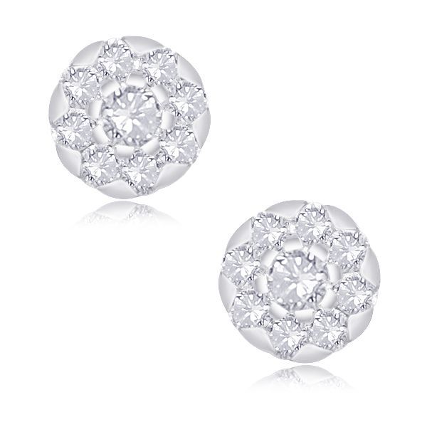 E-M00323 Stud Diamond Earrings