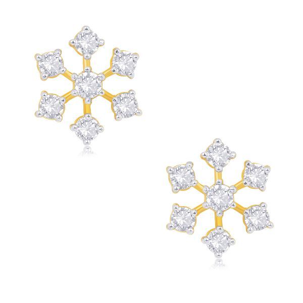 E-M00348 Stud Diamond Earrings