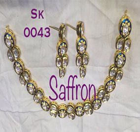 Akruti Kundan Necklace Set SK 0043
