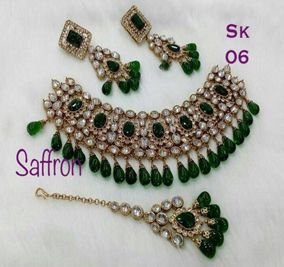 Green Polki Set SK0006