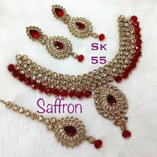 Nazia Polki Necklace Set SK 0055