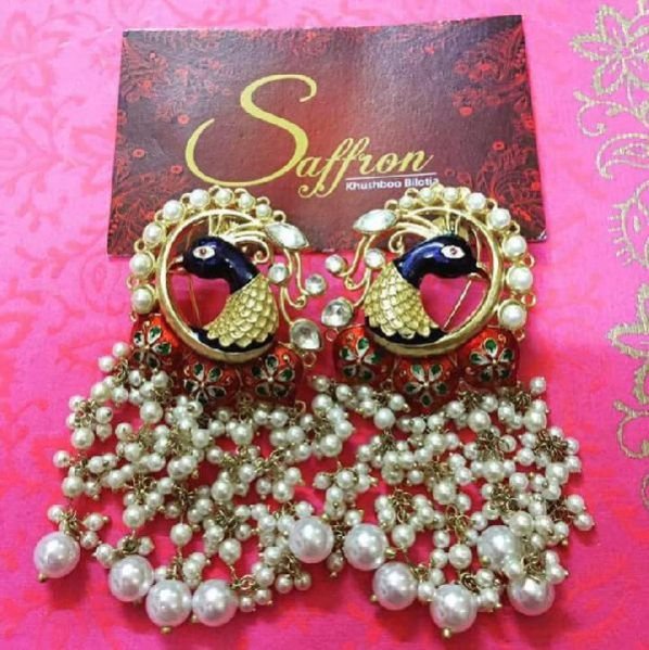 Peacock Earrings SK 0091