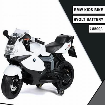 White BMW Kids Bike