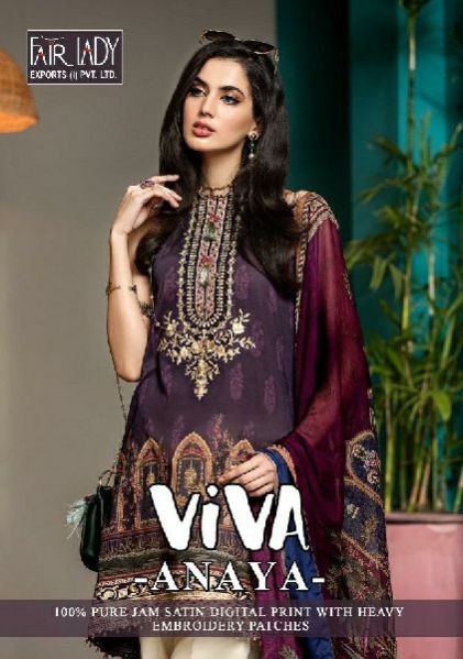 FAIRLADY Viva Anaya chiffon Dupatta chiffon Salwar Kameez Catalog