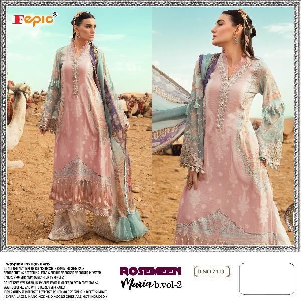 FEPIC Rosemeen 2113 Cotton Salwar Kameez Single