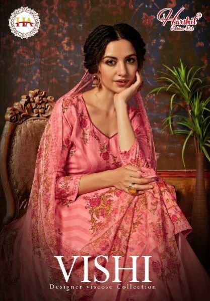 Harshit fashion Vishi Viscose Salwar Kameez Catalog