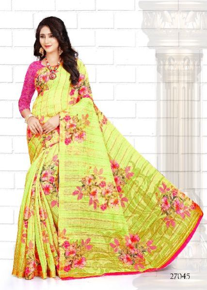Krishnahari Saumya Linen Sarees Catalog