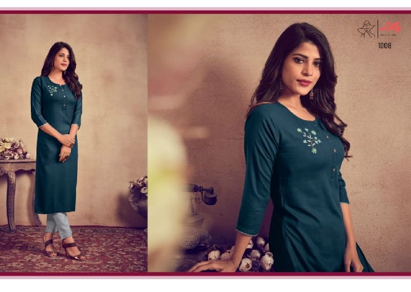 Lilly Style of India Rosemeen Rayon Kurti