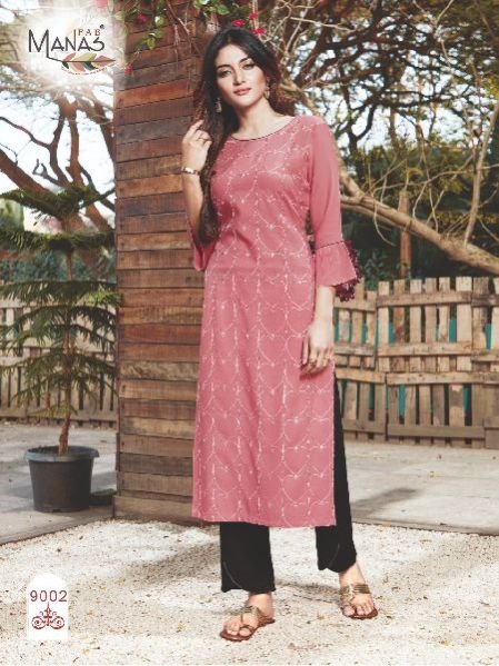 Manas Sequence Rayon Kurti